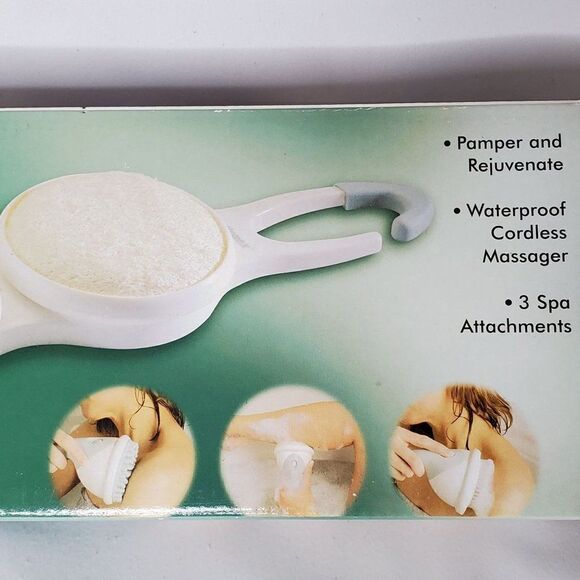 Vtg Pollenex Personal Spa Hand Held Shower Bath Massager Exfoliator Cleaning - Picture 3 of 10